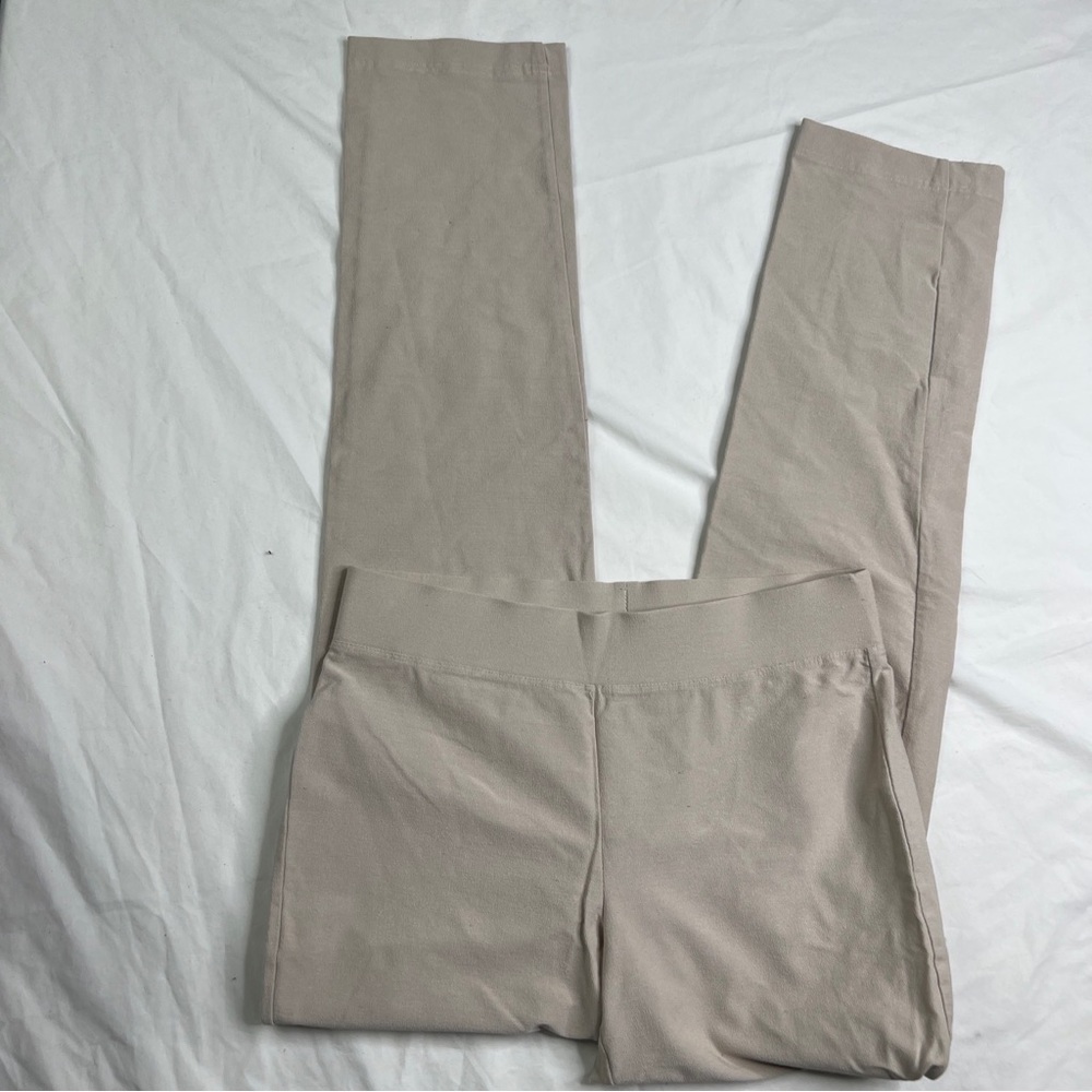 EILEEN FISHER Wheat Washable Stretch Comfy Slim Ankle Pants XS A040423